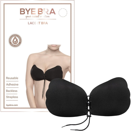 Bye Bra - Lace-It Bra Cup B Black