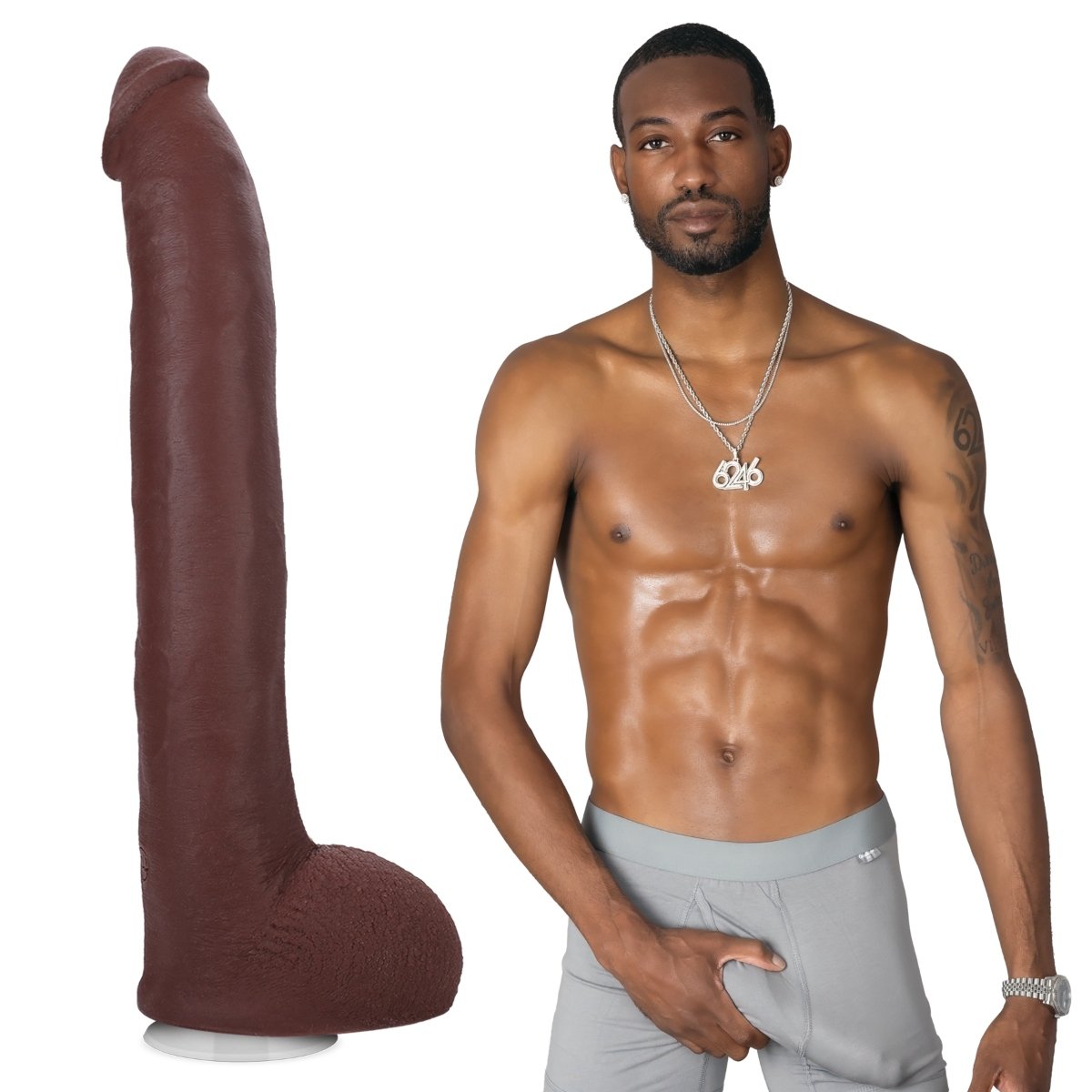 Signature Cocks - Hollywood Cash - 11 Inch ULTRASKYN Cock with Removable Vac-U-Lock Suction Cup - FeelGoodStore UK