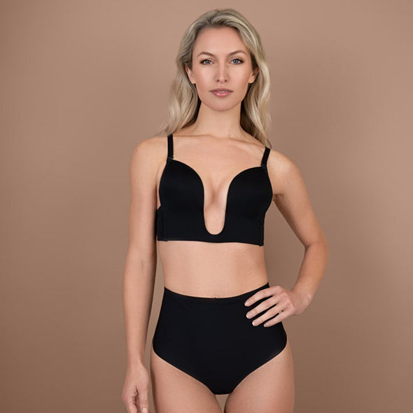 Bye Bra - Ultra Plunge Bra Black XXL - FeelGoodStore UK