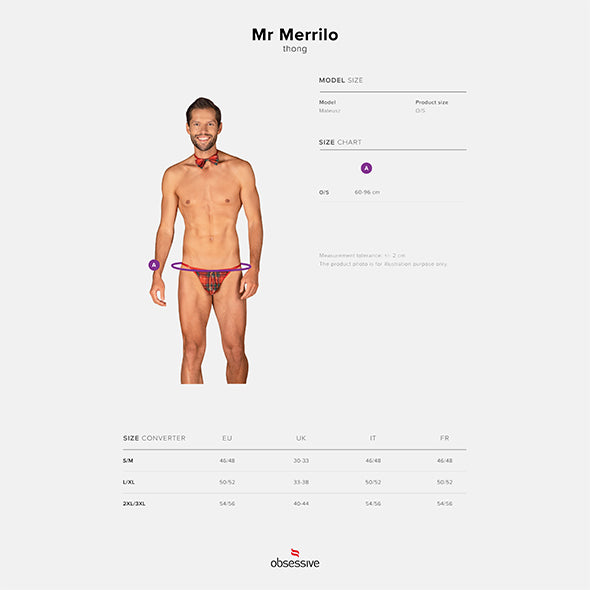 Obsessive - Mr Merrilo Thong O/S - FeelGoodStore UK