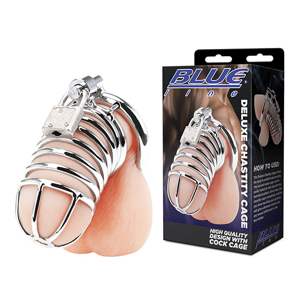 Blueline - Deluxe Chastity Cage - FeelGoodStore UK