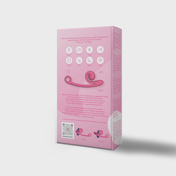 Snail Vibe - Curve Vibrator Pink - FeelGoodStore UK