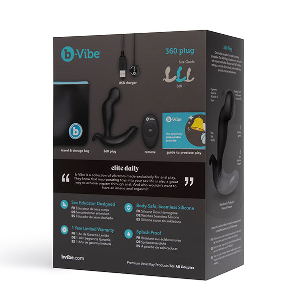 B-Vibe - 360 Plug - FeelGoodStore UK