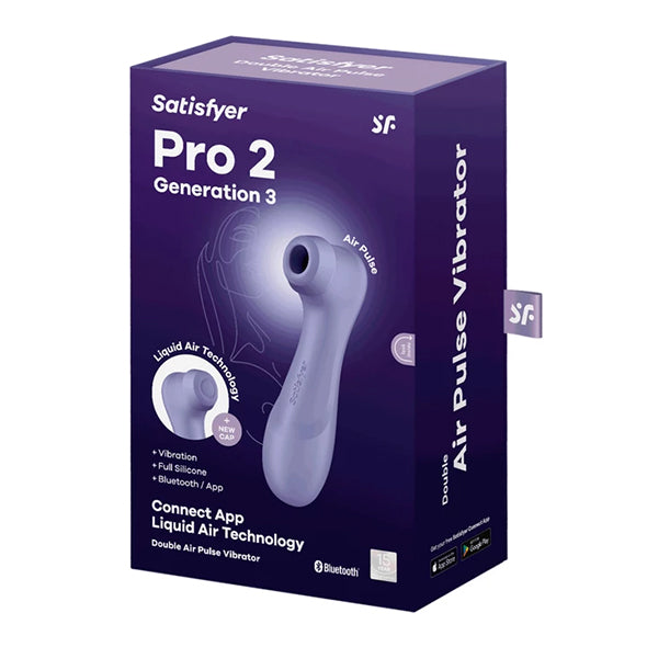 Satisfyer - Pro 2 Generation 3 App Controlled Lilac - FeelGoodStore UK