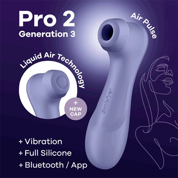 Satisfyer - Pro 2 Generation 3 App Controlled Lilac - FeelGoodStore UK