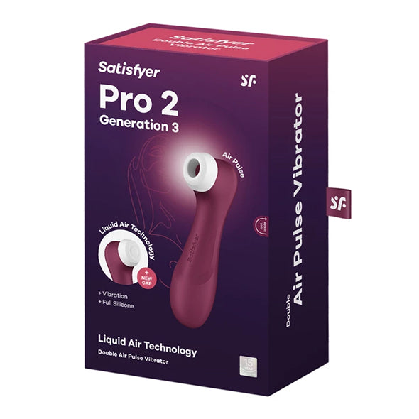 Satisfyer - Pro 2 Generation 3 Wine Red - FeelGoodStore UK