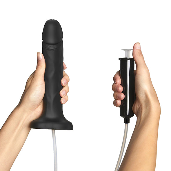 Strap-On-Me - Squirting Cum Dildo Realistic Black L - FeelGoodStore UK