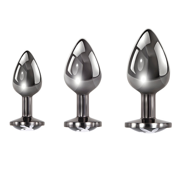 Playboy Pleasure - Pleasure 3 Ways Anal Plug Set - FeelGoodStore UK