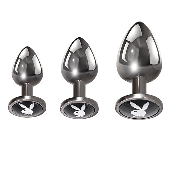 Playboy Pleasure - Pleasure 3 Ways Anal Plug Set - FeelGoodStore UK