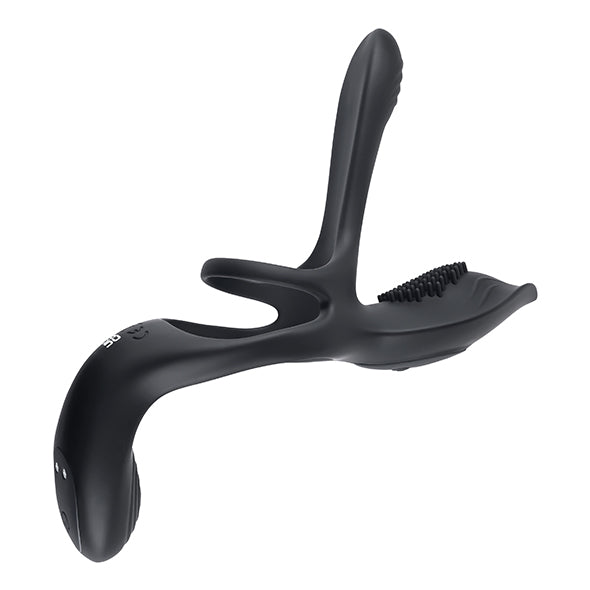 Playboy Pleasure - The 3 Way - Cockring Black - FeelGoodStore UK