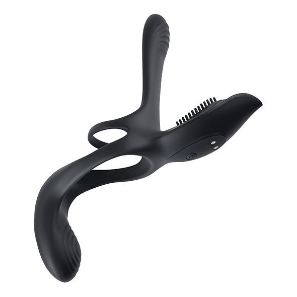 Playboy Pleasure - The 3 Way - Cockring Black - FeelGoodStore UK