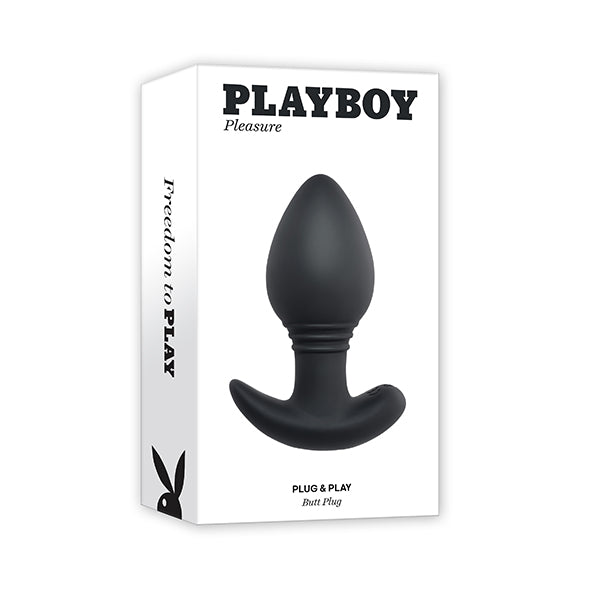 Playboy Pleasure - Plug and Play Buttplug Black - FeelGoodStore UK