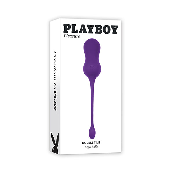 Playboy Pleasure - Double Time Kegel Ball - Purple - FeelGoodStore UK