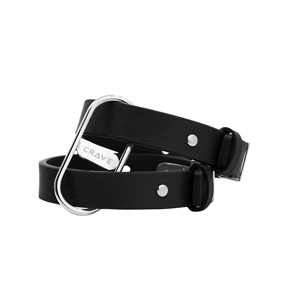 Crave - ICON Cuffs Black/Silver - FeelGoodStore UK