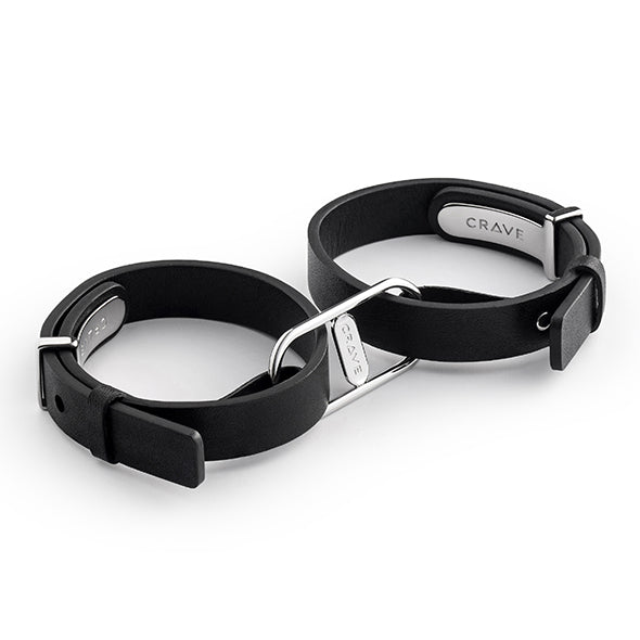 Crave - ICON Cuffs Black/Silver - FeelGoodStore UK