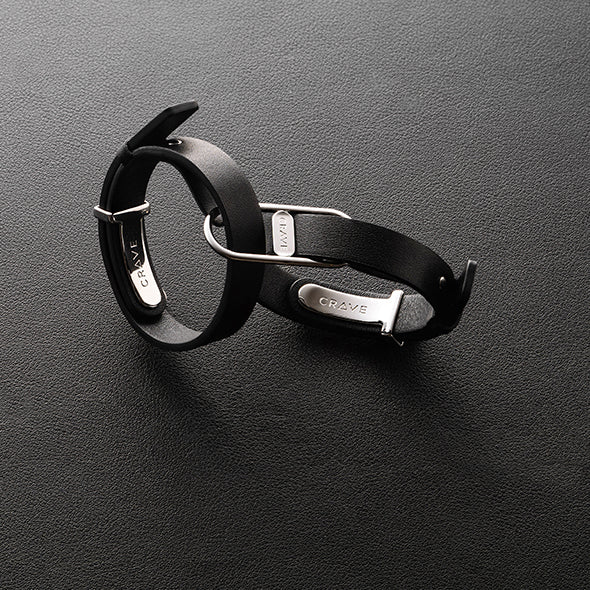 Crave - ICON Cuffs Black/Silver - FeelGoodStore UK