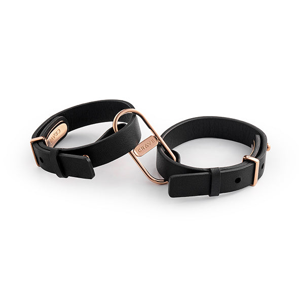 Crave - ICON Cuffs Black/Rose Gold - FeelGoodStore UK