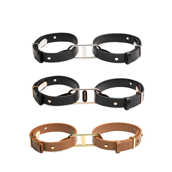 Crave - ICON Cuffs Black/Rose Gold - FeelGoodStore UK