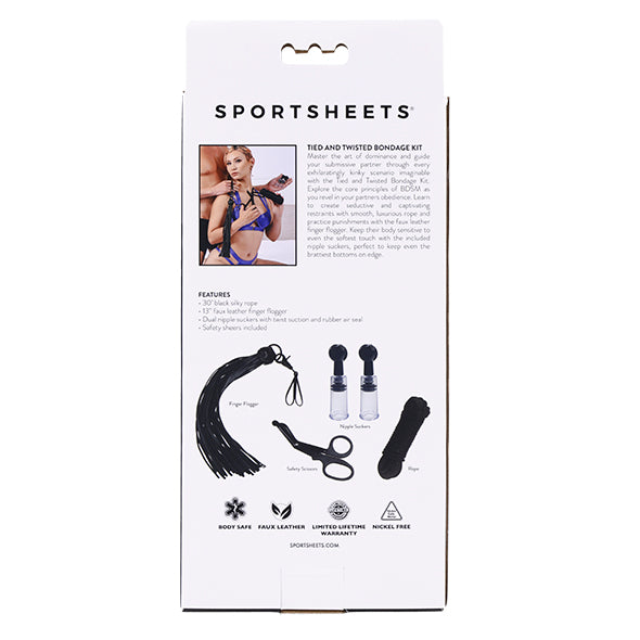 Sportsheets - Tied and Twisted Bondage Kit - FeelGoodStore UK