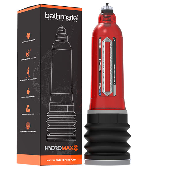 Bathmate - Hydromax8 Penis Pump Red - FeelGoodStore UK