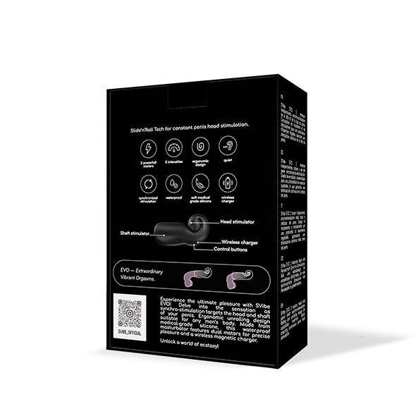 SVibe - EVO Masturbator Black - FeelGoodStore UK