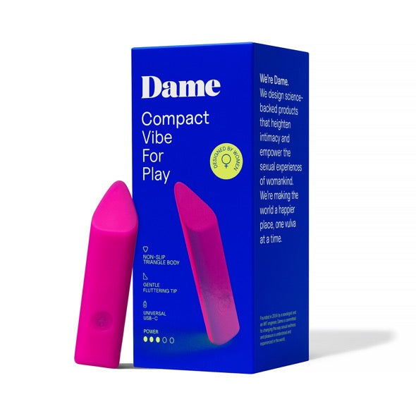 Dame - Zig Compact Vibrator Magenta - FeelGoodStore UK