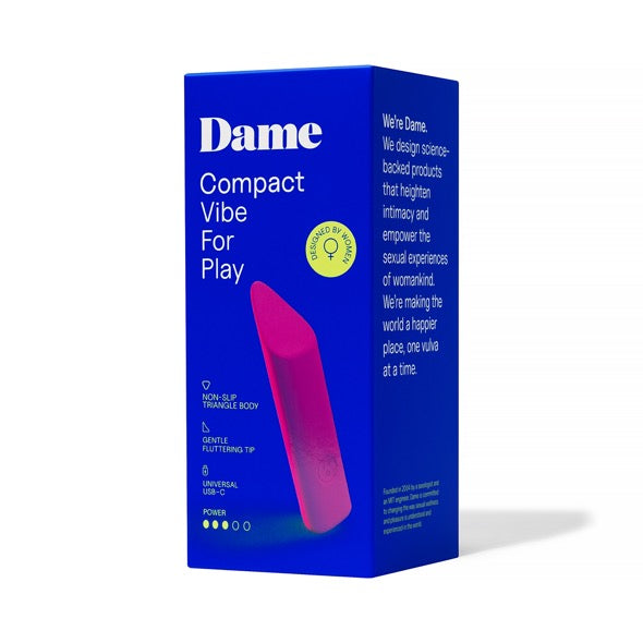 Dame - Zig Compact Vibrator Magenta - FeelGoodStore UK