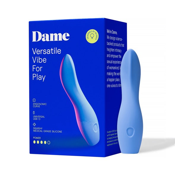 Dame - Dip 2 Versatile Vibrator Periwinkle - FeelGoodStore UK