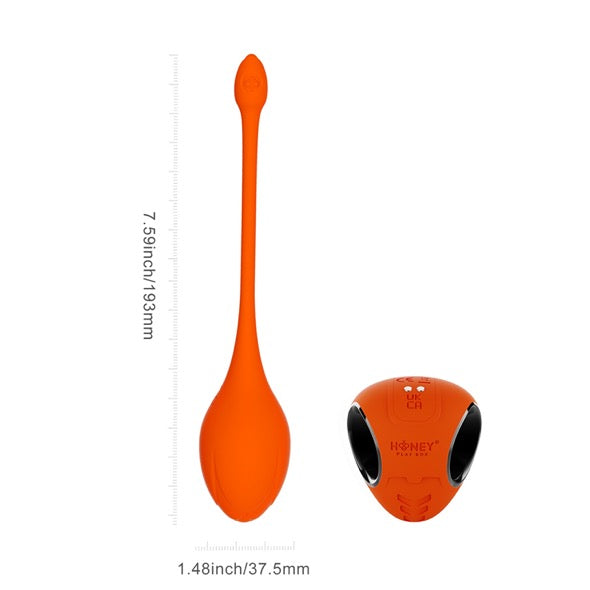 HoneyPlayBox - LILI App-Controlled Egg Vibrator Orange - FeelGoodStore UK