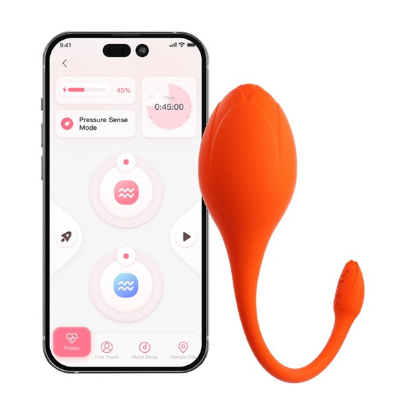 HoneyPlayBox - LILI App-Controlled Egg Vibrator Orange - FeelGoodStore UK