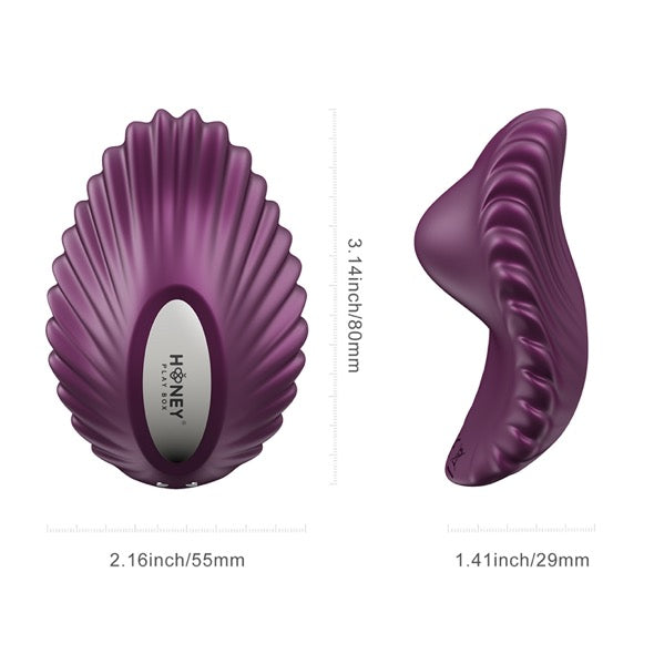 HoneyPlayBox - PEARL App-Controlled Magnetic Panty Vibrator Purple - FeelGoodStore UK