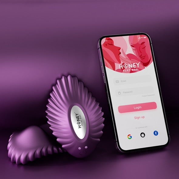 HoneyPlayBox - PEARL App-Controlled Magnetic Panty Vibrator Purple - FeelGoodStore UK