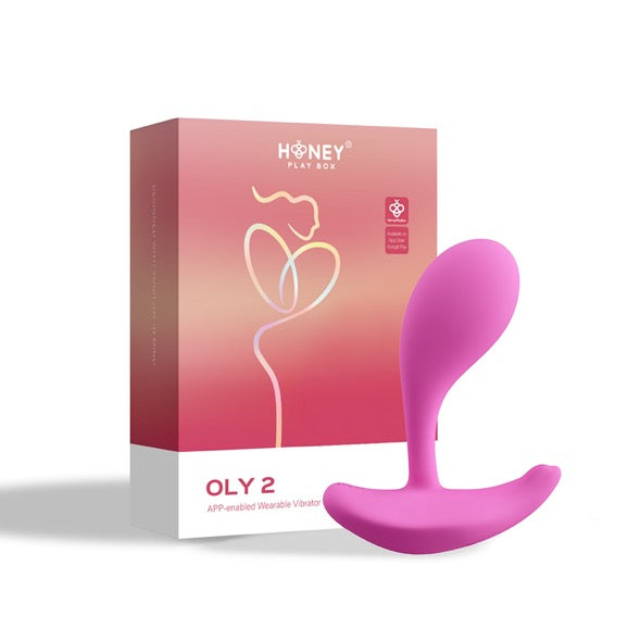 HoneyPlayBox - OLY 2 Pressure Sensing App-enabled Wearable Clit & G Spot Vibrator Pink - FeelGoodStore UK