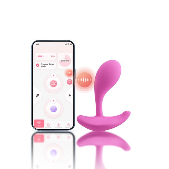 HoneyPlayBox - OLY 2 Pressure Sensing App-enabled Wearable Clit & G Spot Vibrator Pink - FeelGoodStore UK