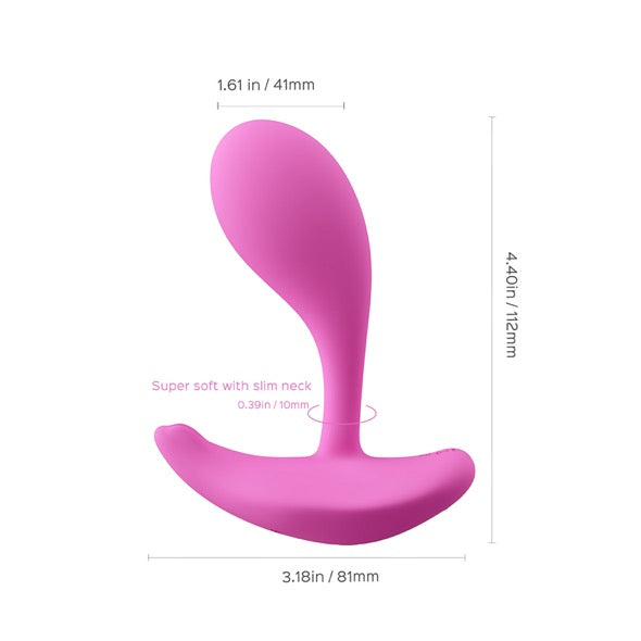 HoneyPlayBox - OLY 2 Pressure Sensing App-enabled Wearable Clit & G Spot Vibrator Pink - FeelGoodStore UK