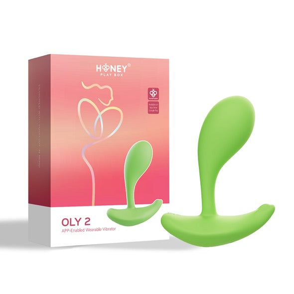 HoneyPlayBox - OLY 2 Pressure Sensing App-enabled Wearable Clit & G Spot Vibrator Green - FeelGoodStore UK