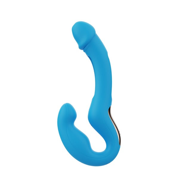 HoneyPlayBox - Harmony Duo App-Controlled Strapless Strap-on Blue - FeelGoodStore UK