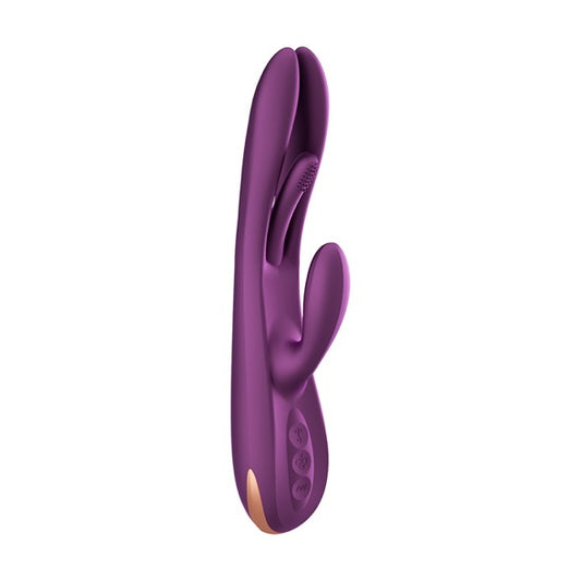 HoneyPlayBox - Terri App-controlled Kinky Finger Tapping Rabbit Vibrator Purple - FeelGoodStore UK