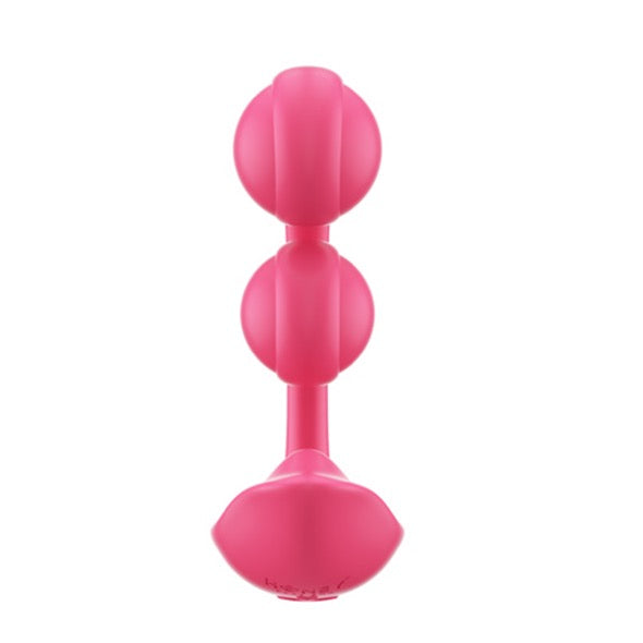 HoneyPlayBox - Melody-Pressure Sensing App-Controlled Twin Balls Clit& G-spot Vibrator Magenta - FeelGoodStore UK