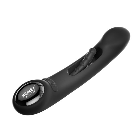 HoneyPlayBox - Tempo-Pressure Sensing App-Controlled Kinky Finger Tapping G-spot Vibrator Black - FeelGoodStore UK