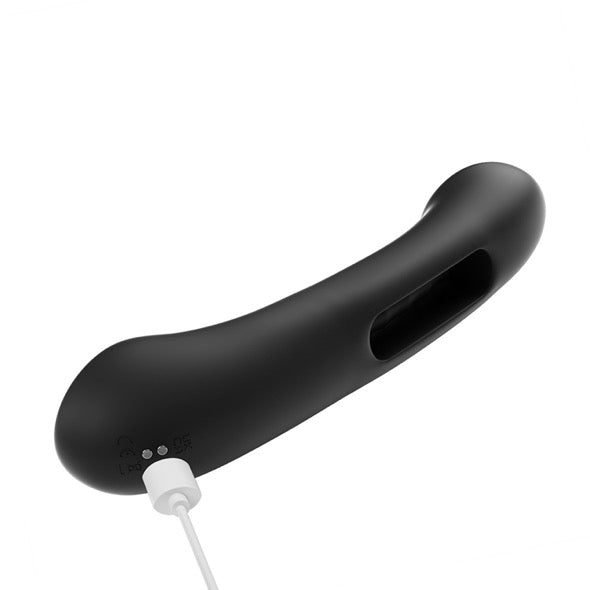 HoneyPlayBox - Tempo-Pressure Sensing App-Controlled Kinky Finger Tapping G-spot Vibrator Black - FeelGoodStore UK