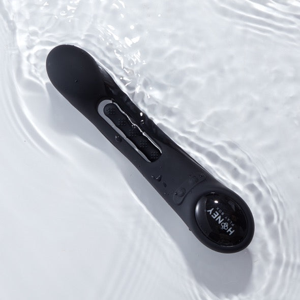 HoneyPlayBox - Tempo-Pressure Sensing App-Controlled Kinky Finger Tapping G-spot Vibrator Black - FeelGoodStore UK