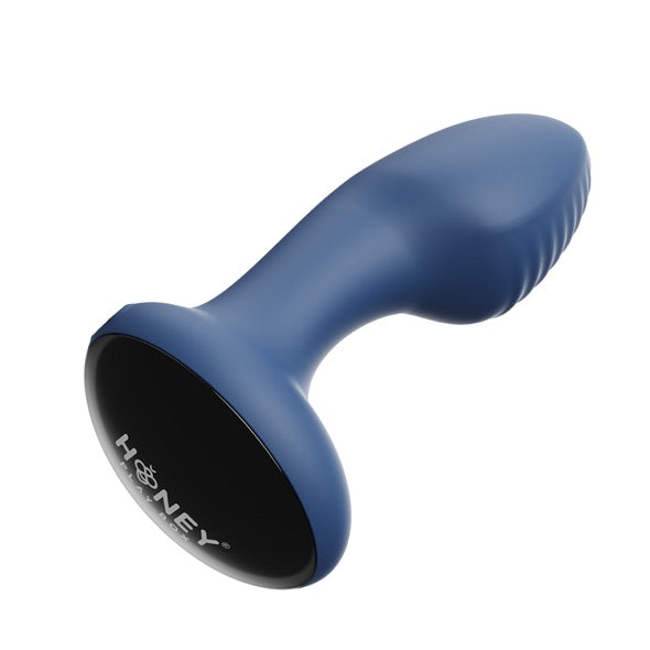 HoneyPlayBox - Frenzy-Pressure Sensing App-Controlled Rotating Butt Plug Blue - FeelGoodStore UK