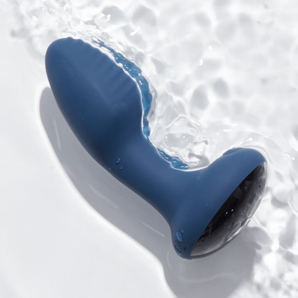 HoneyPlayBox - Frenzy-Pressure Sensing App-Controlled Rotating Butt Plug Blue - FeelGoodStore UK