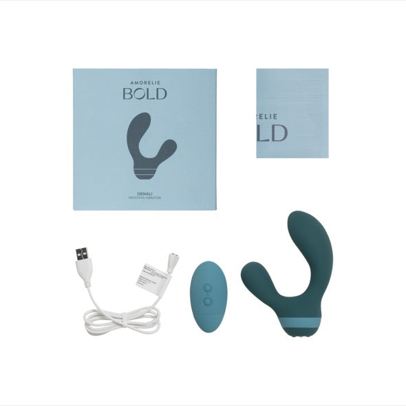 AMORELIE BOLD - Denali Prostate Vibrator Blue - FeelGoodStore UK