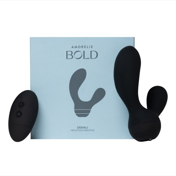 AMORELIE BOLD - Denali Prostate Vibrator Black - FeelGoodStore UK