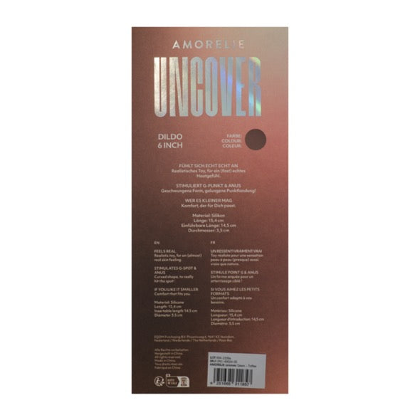 AMORELIE UNCOVER - Dildo 6 Toffee - FeelGoodStore UK