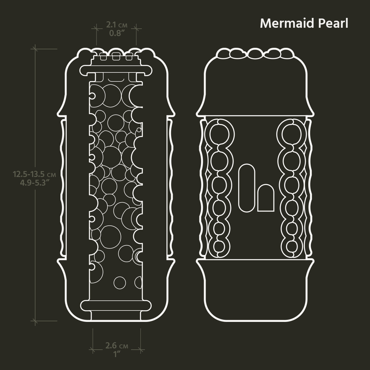 Handy - Interactive Masturbator 1.1 Attachment Mermaid Pearl