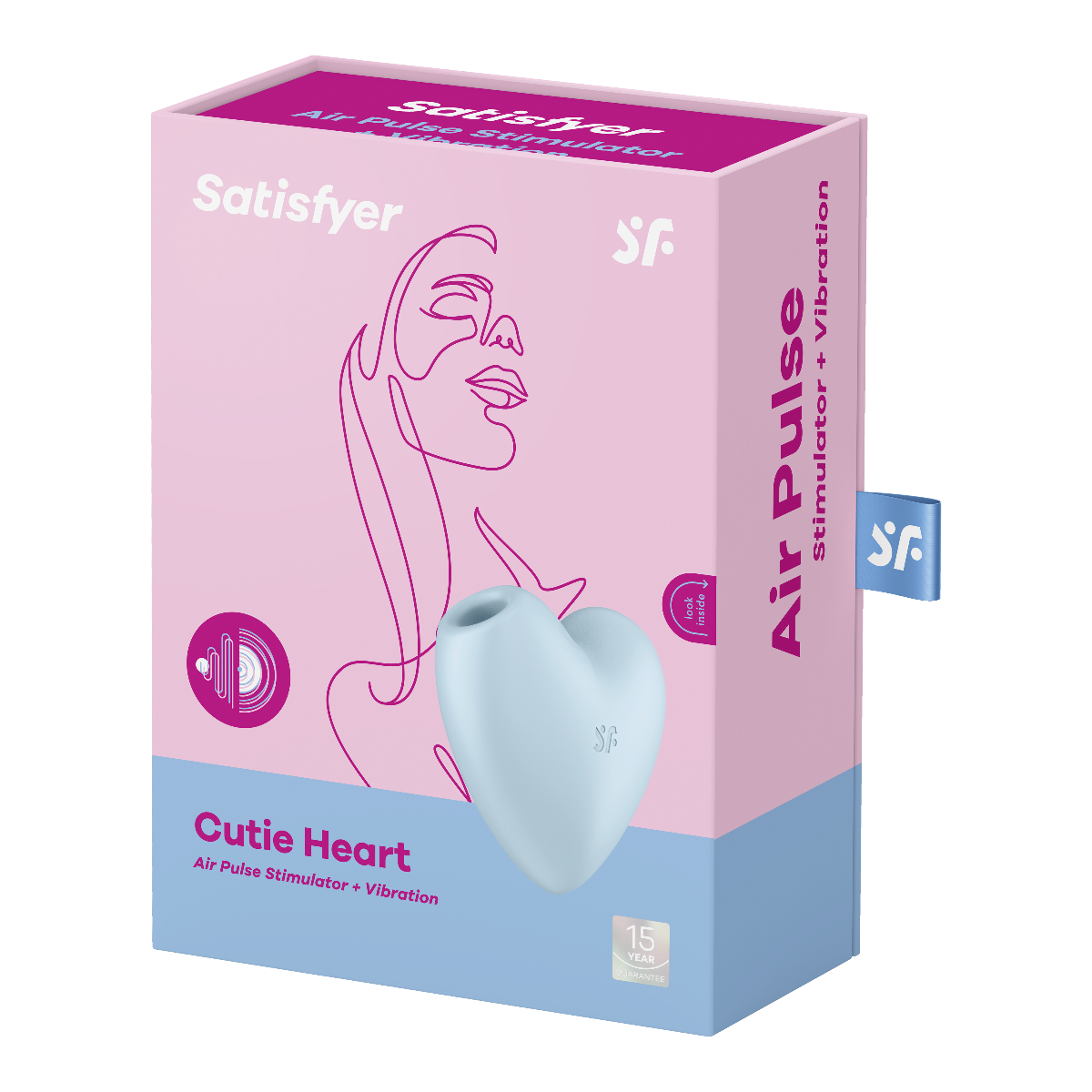 Satisfyer Cutie Heart - Light Red