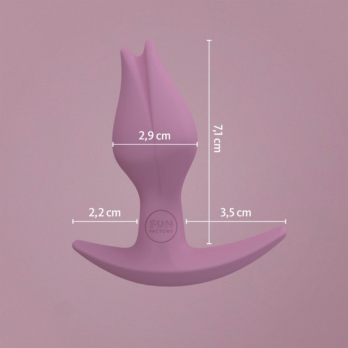 Fun Factory Bootie Fem - Rose - Butt Plug